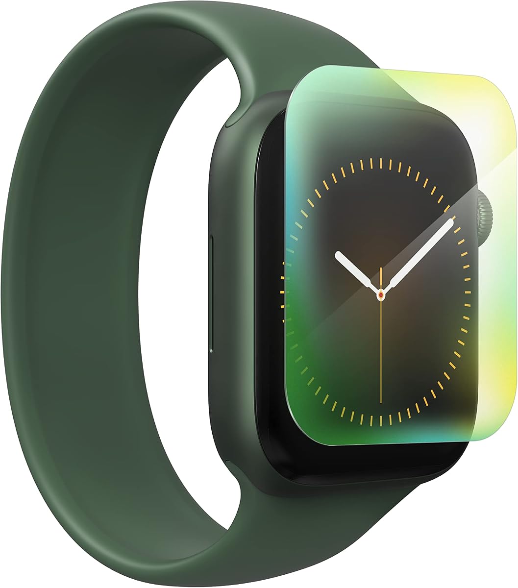 ZAGG InvisibleShield Ultra ECO for Apple Watch Series 7 & Series 8, Watch Size: 41mm Face, Eco-Friendly, made with plant based materials - edge to edge impact protection – Advanced clarity