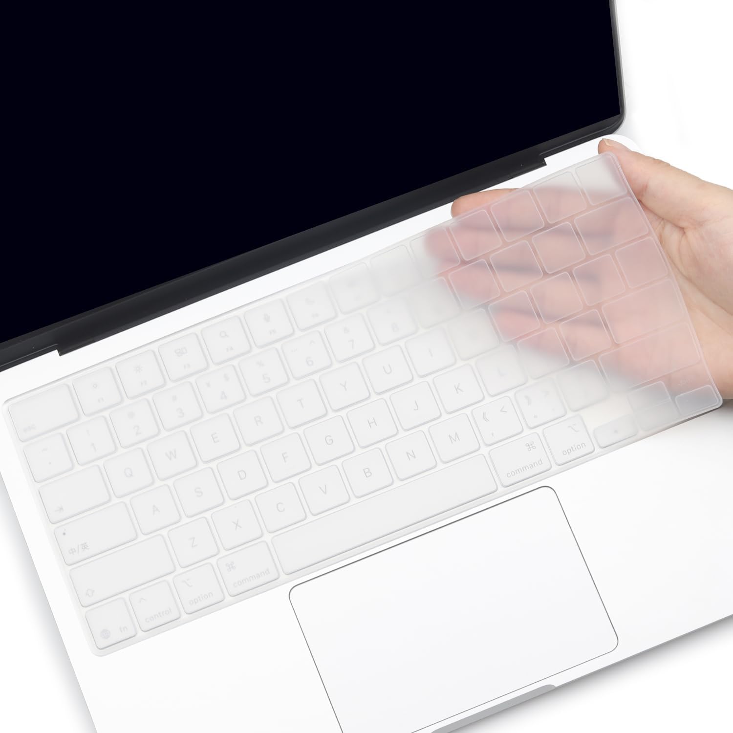 RAYA Keyboard Cover Skin for 2026 MacBook Neo 13 inch with A18Pro Chip (A3404) Lock Key Keyboard Laptop (Transparent)-image-46