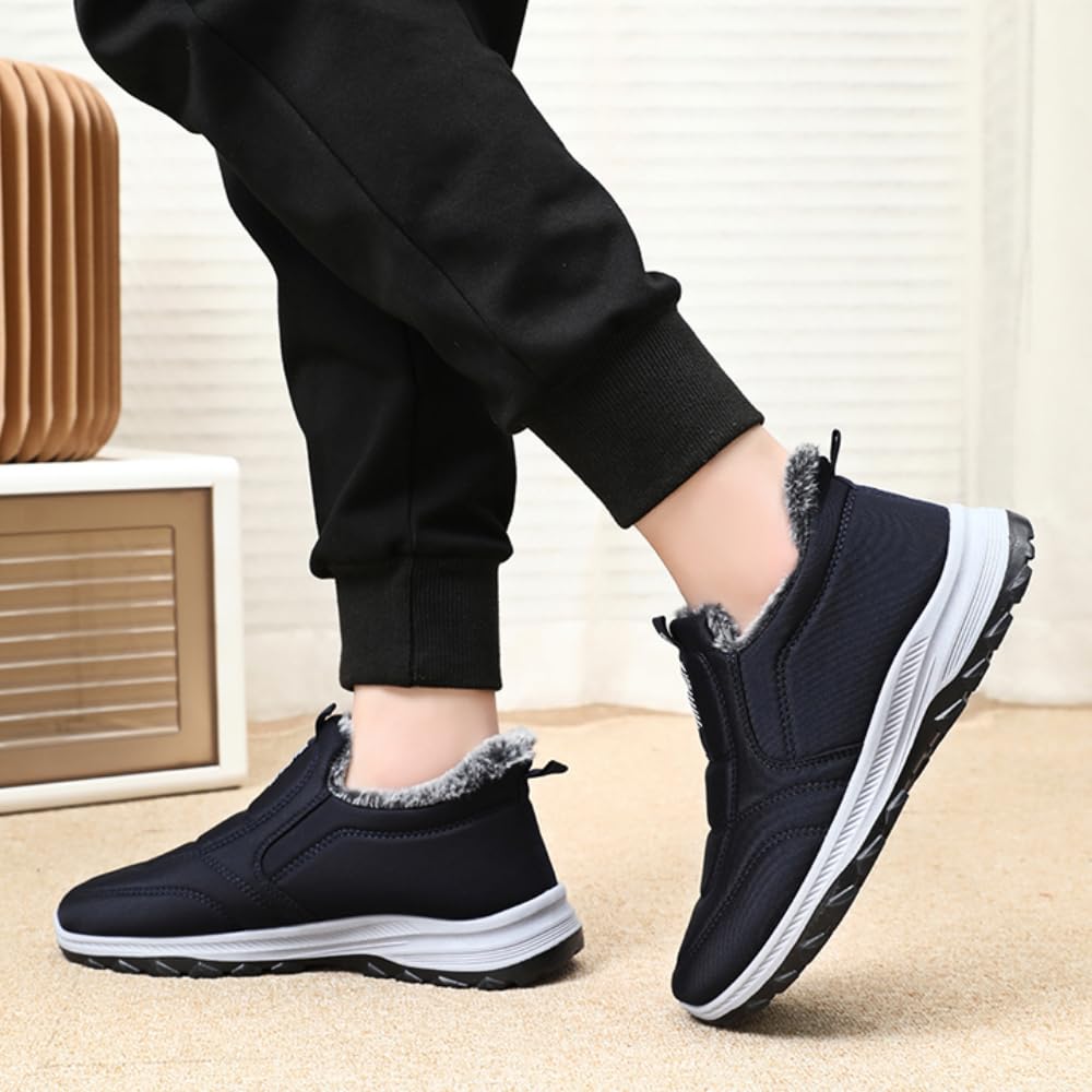 Scarpe Ortopediche Donna Uomo Invernali Scarpe Slip-on Sneaker | Boots Stivaletti Invernali Imbottiti Impermeabili, Scarponi Stivali da Neve Antiscivolo Foderato