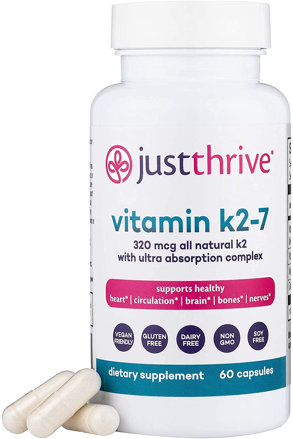 Buy Just Thrive K27 and Heart Supplement with Magnesium, Zinc and