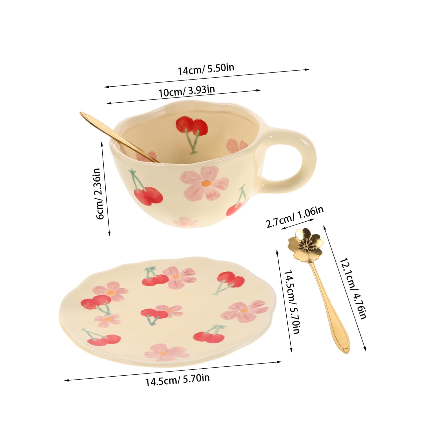Tasses à Expresso Porcelaine Avec Soucoupe Tasses à Café Et Thé Pour Cuisine Thé