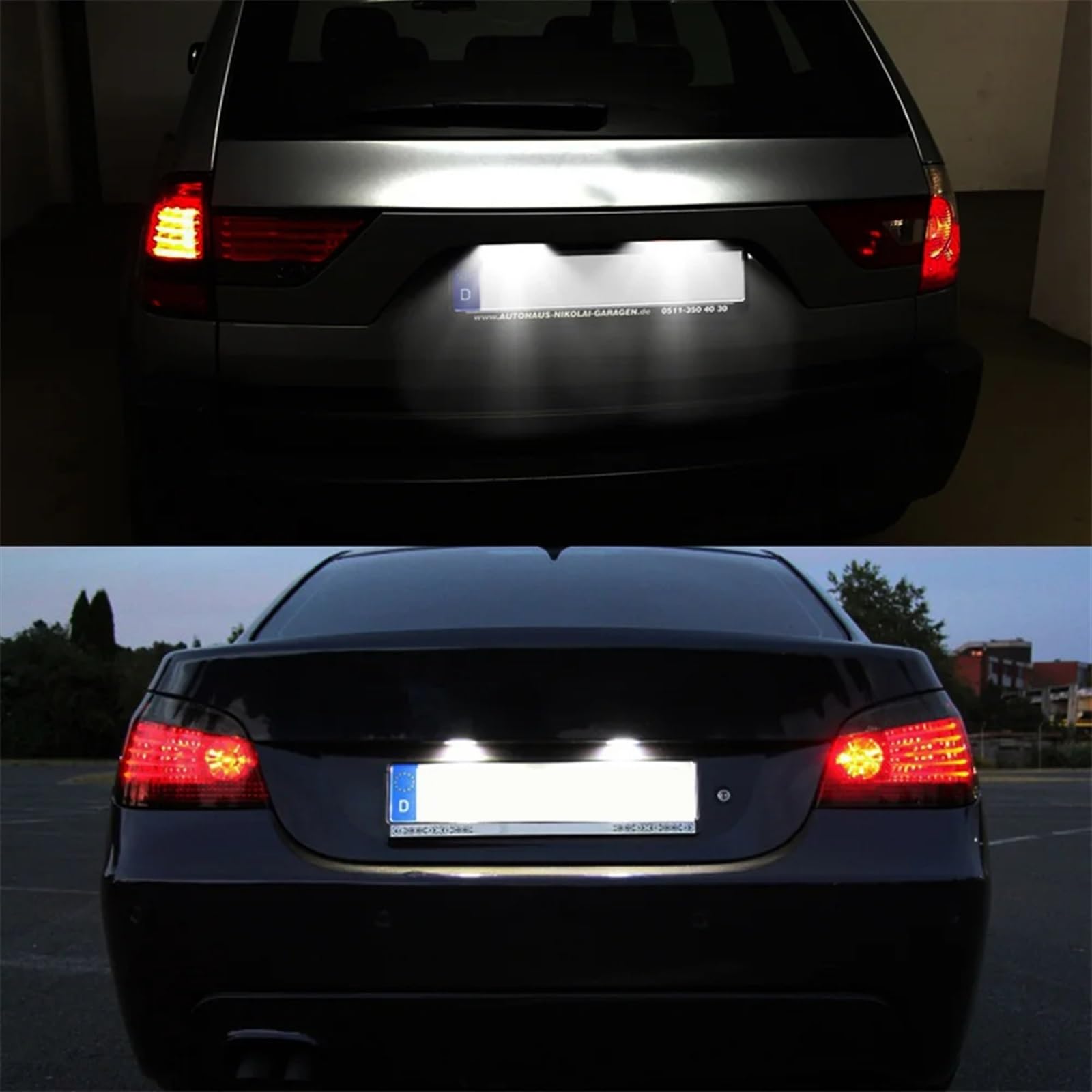 Ampoules LED Plaque Ampoules LED Pour Plaque D'Immatriculation - Compatible BMW E39 E46 E60 E90 F10 F30 - Sans Erreur CanBus Ampoules LED Plaque Immatriculation