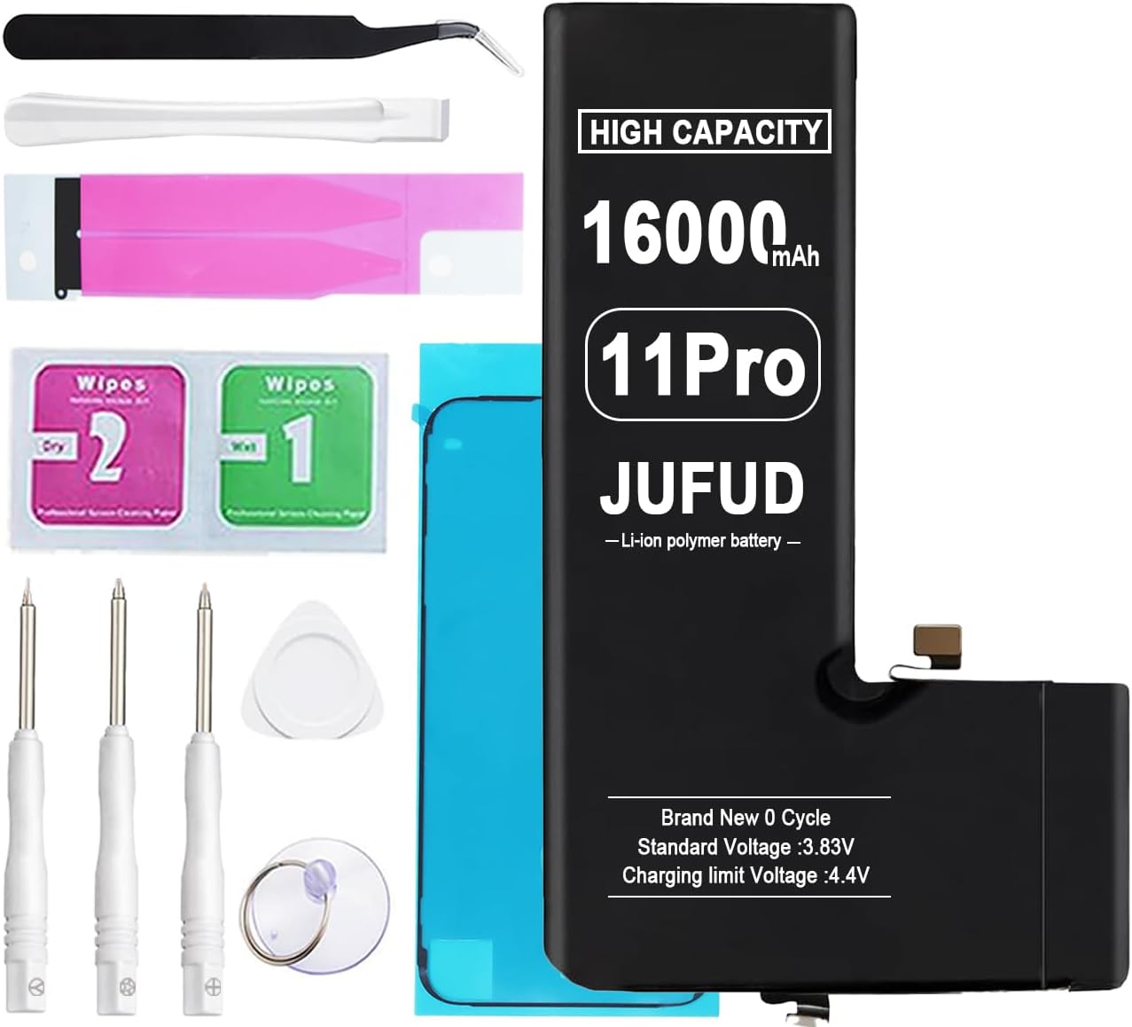 19500mAh Replacement Battery Used for iPhone 13 Pro Max - 0 Cycle Battery Compatible with Models A2643 A2484 A2641 A2644 A2645 with Full Repair Tool Kit