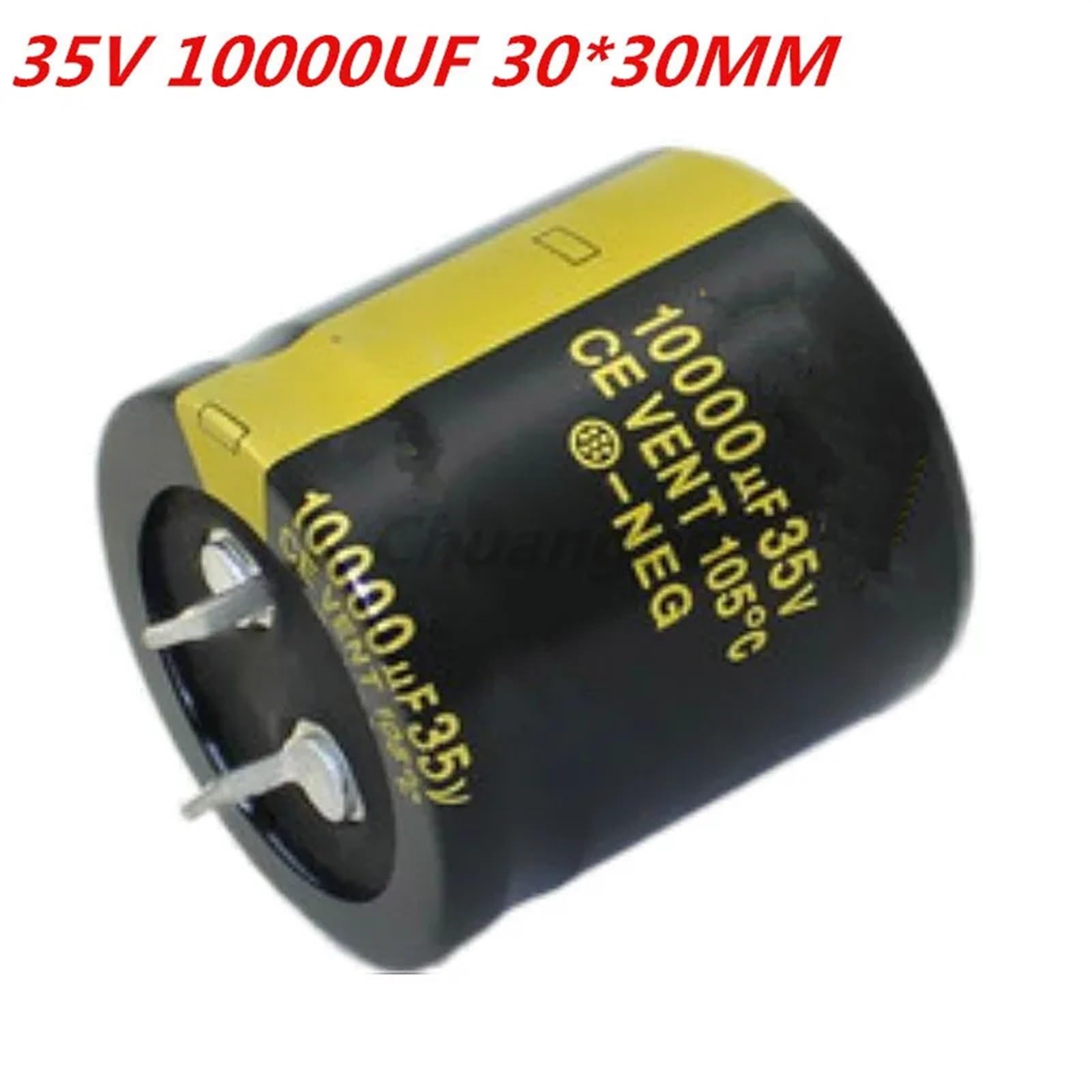 2 uds condensador electrolítico de Audio 35V10000UF 30 * 30MM for amplificador de Audio Hifi altavoz de baja de alta frecuencia