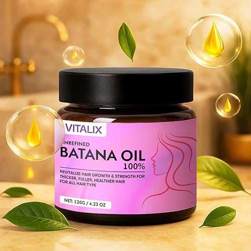 Miniatura 8 de Vitalix Batana Aceite natural para el crecimiento del cabello, tratamiento orgánico hondureño para el cabello, fórmula nutritiva del cuero