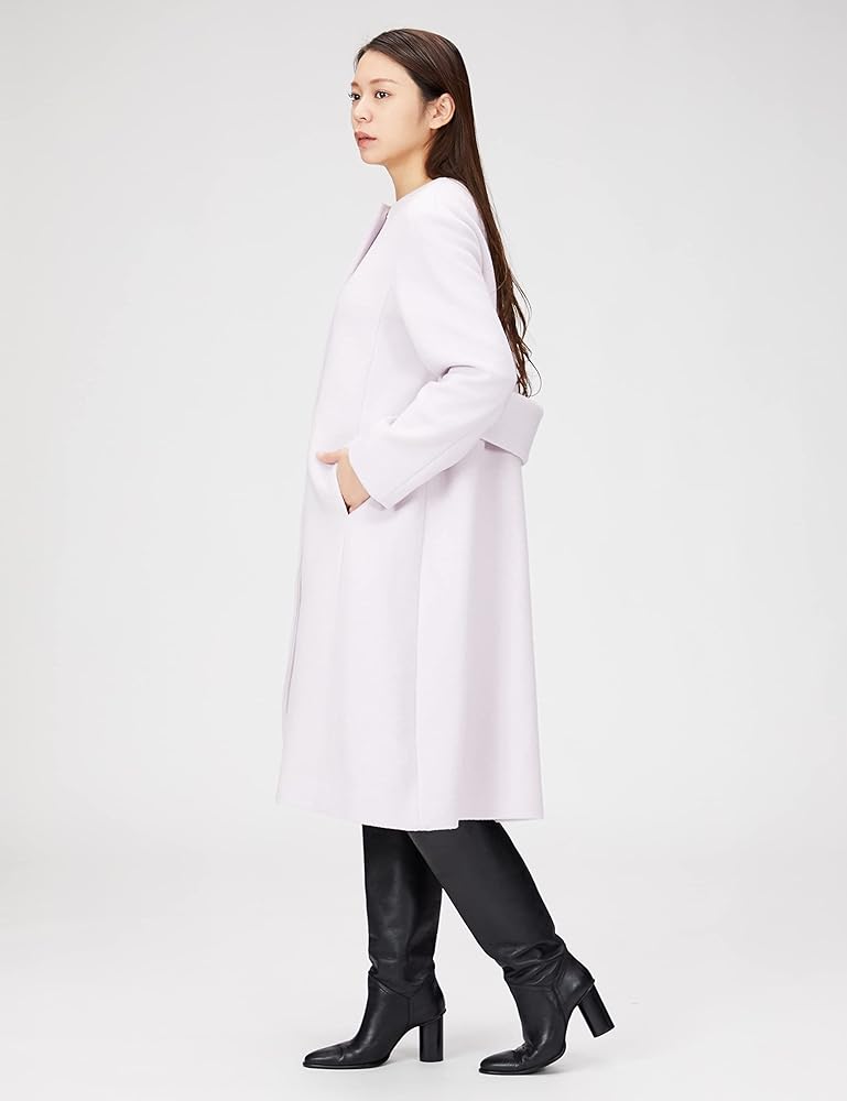 セルフォード　バックタック ノーカラーコート 38ラベンダー 61uKB5uAPgL._UY1000_.jpg