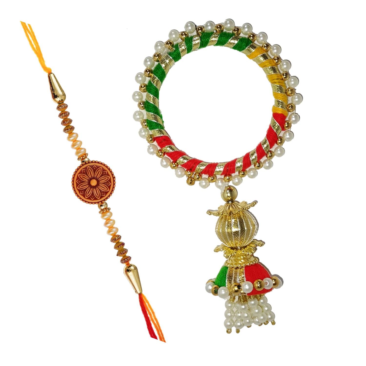 See full amazon price history chart for Desert Crafts Kundan Plated Fancy Chuda Rakhi With Attractive Rakhi For Brother/Bhaiya and Bhabhi With Roli And Chawal (Set of 1) For Men Desert Crafts Kundan Plated Fancy Chuda Rakhi With Attractive Rakhi For Brother/Bhaiya and Bhabhi With Roli And Chawal (Set of 1) For Men (B09B54FNV3) Amazon Price History, Amazon Price Tracker