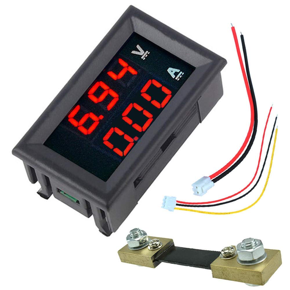 Mini Voltmètre Ampèremètre DC 100V 100A pour Éviter la Surcharge de vos Circuits