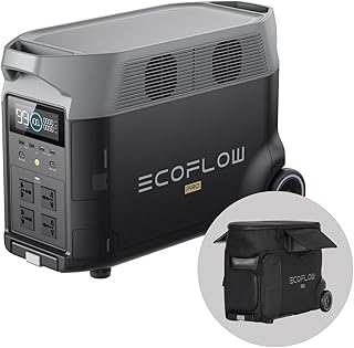 EF ECOFLOW DELTA Pro Portable Home Battery, Expandable Portable Power Station, 3.6kWh-25kWh, Huge 3600W AC Output, Solar Generator For Home Backup, Travel, Outdoor Camping