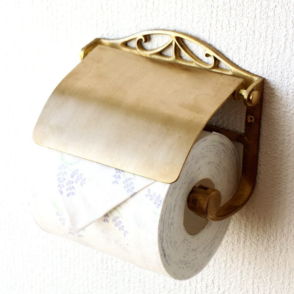 アンティーク　ペーパーホルダー Amazon.co.jp: トイレットペーパーホルダー カバー 真鍮 アンティーク