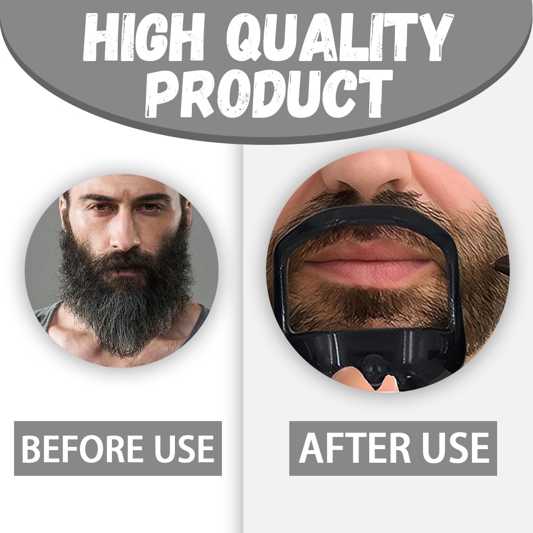 5 Pezzi Sagoma Per Barba Modellatore Barba Attrezzo Per Styling Contorno Barba Aiuto Per Rasatura Plastica Per Uomini Accessorio Per Rasatura Ner