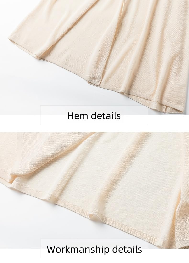Boleros für Damen, Leichte Strickjacke für Damen, Lange Ärmel, Offene Vorderseite, Kimono Jacke, Lässig, Lockere Passform, Eisseide, Shrug Schal, Langer Sommer Shrug, Strandbekleidung,