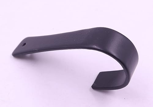 Miniatura 6 de The Metal Magician Juego de 4 ganchos para colgar en la pared, de hierro forjado, rústico, para toallas, bolsos, sombrero, perfecto para baño,