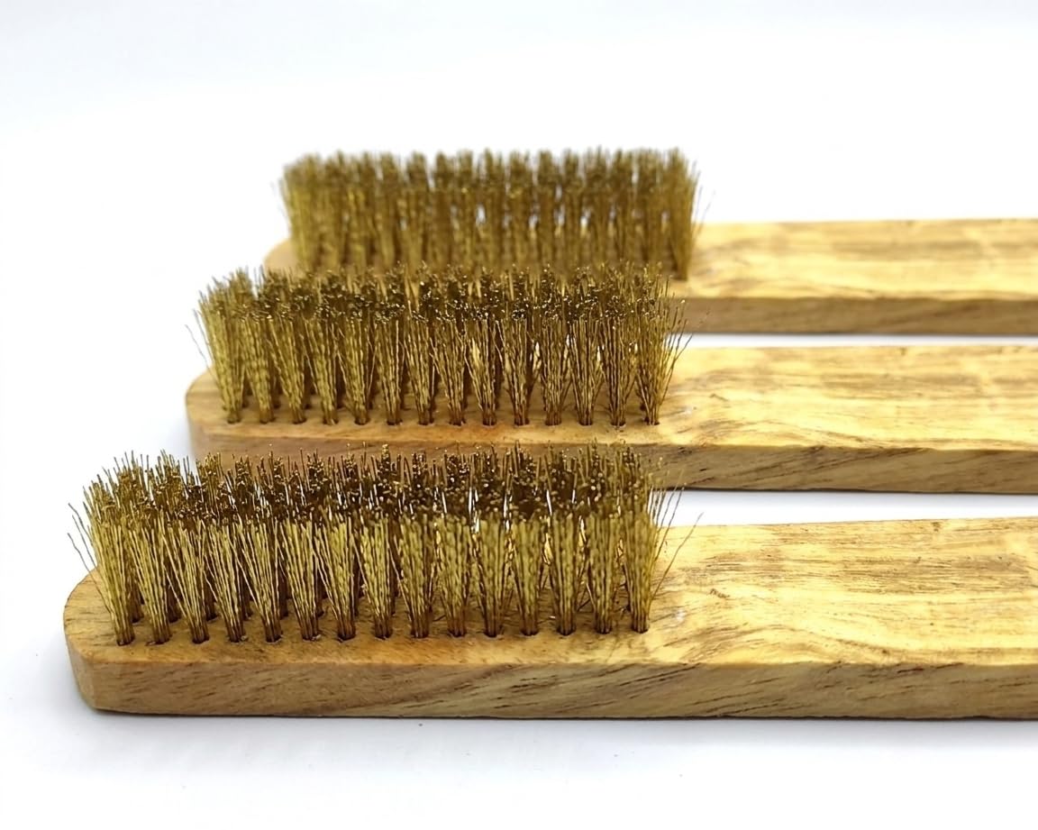 Brass Wire Brushes for Jewelry Cleaning - 3 Pcs -1