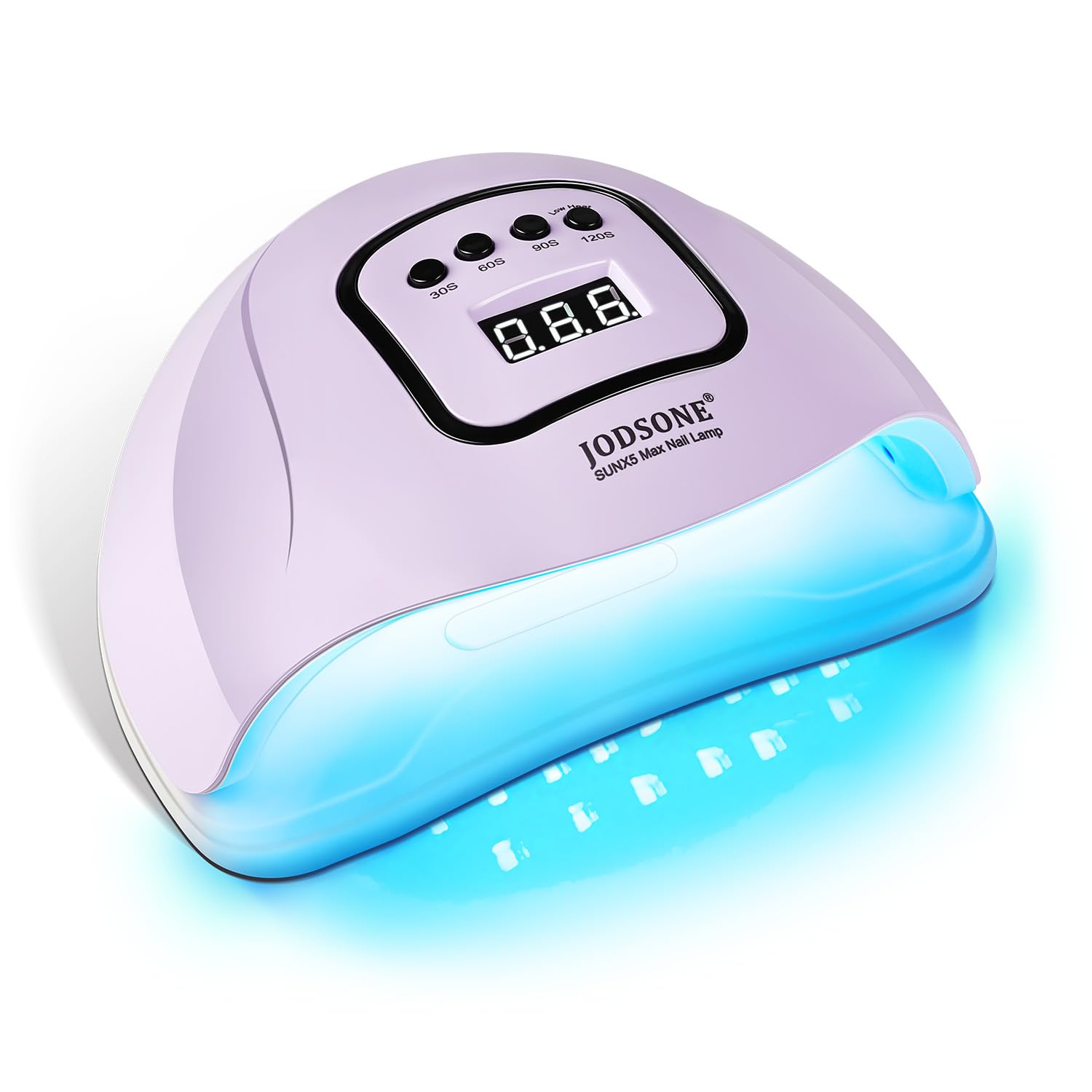 JODSONE U V LED Nail Lamp, Nail Dryer for Gel Polish with Led Light with Automatic Sensor &amp; 4 Timers Purple