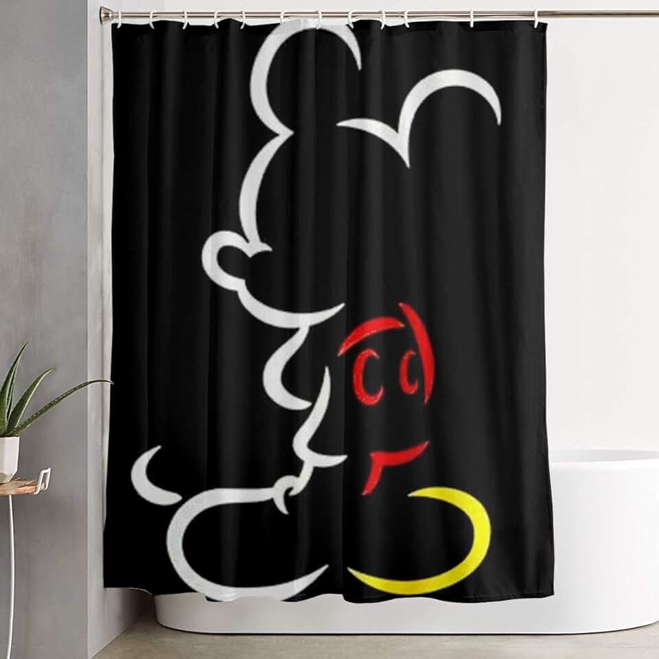 mickey mouse shower curtain