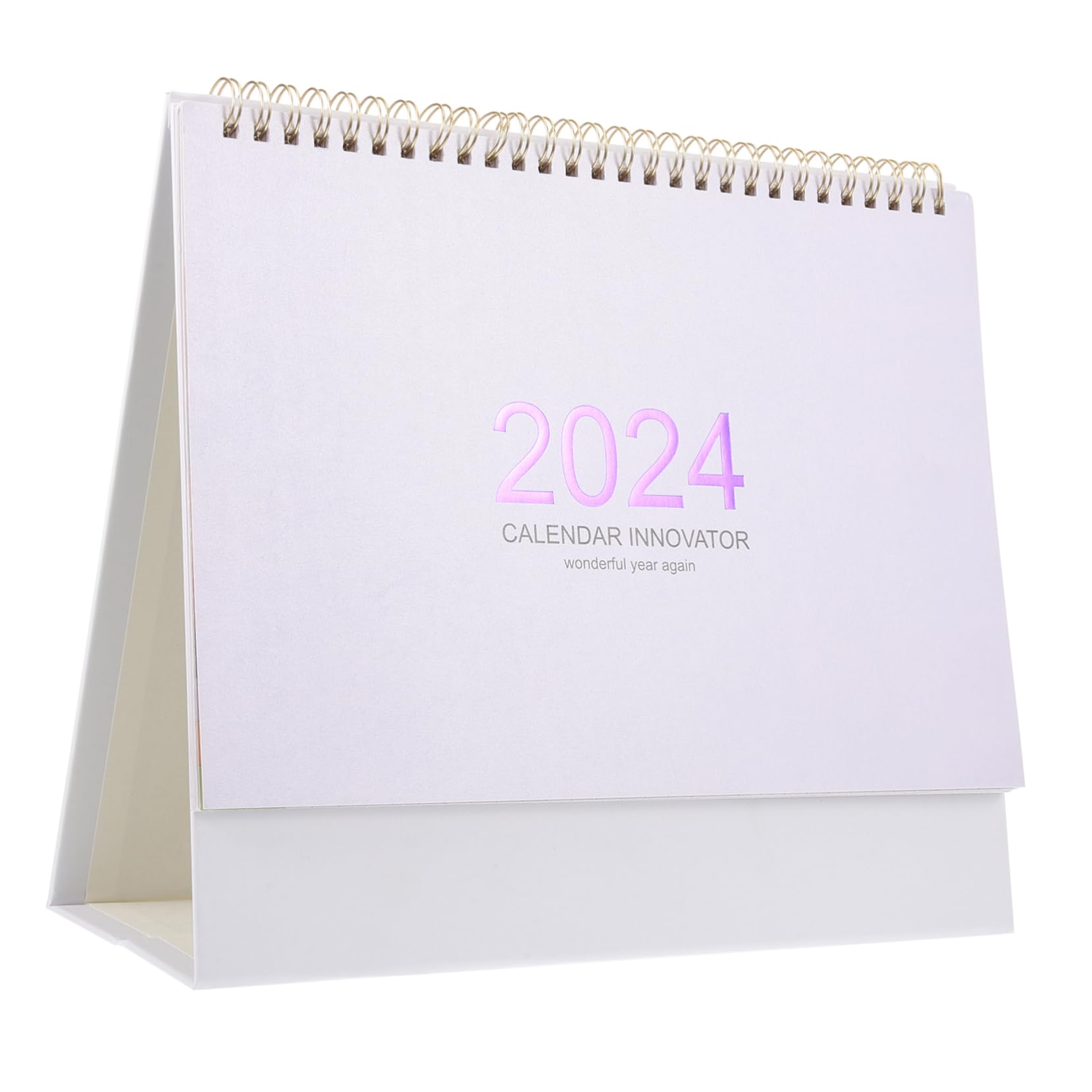 Lurrose 5stücke Tischkalender Mit Spiralbindung Modernes Design Für Schreibtisch Und Büro Dekorativer Tischkalender Oder Praktischer Jahreskalender Als Zur Neujahrszeit