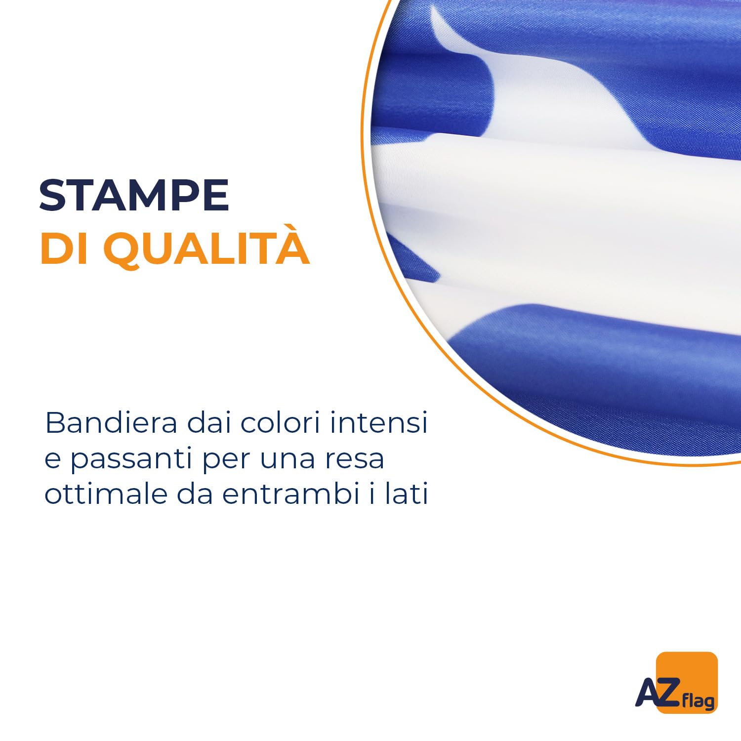AZ FLAG Bandiera Brasile 150x90 Cm In Poliestere 75D Con Occhielli Metallici - 5