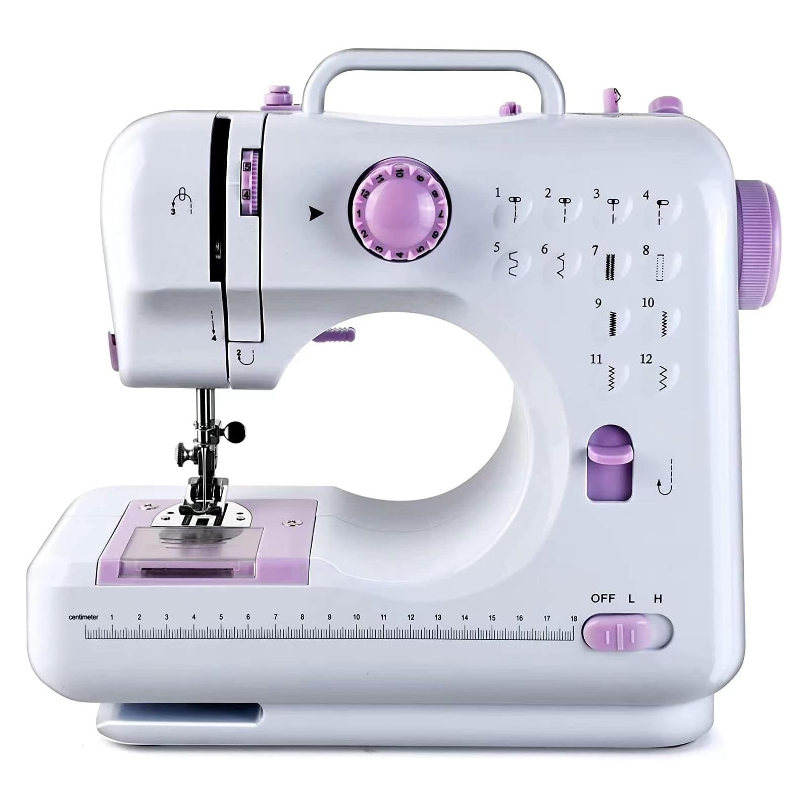Photo 1 of ***SELLING FOR PARTS*** Mini Sewing Machine, Portable Electric Sewing Machine for Beginners with 12 Built-In Stitches, Dual Speed & Lightweight for Crafting Mending, Work Light, Quick Repair on Fabrics, Household Use