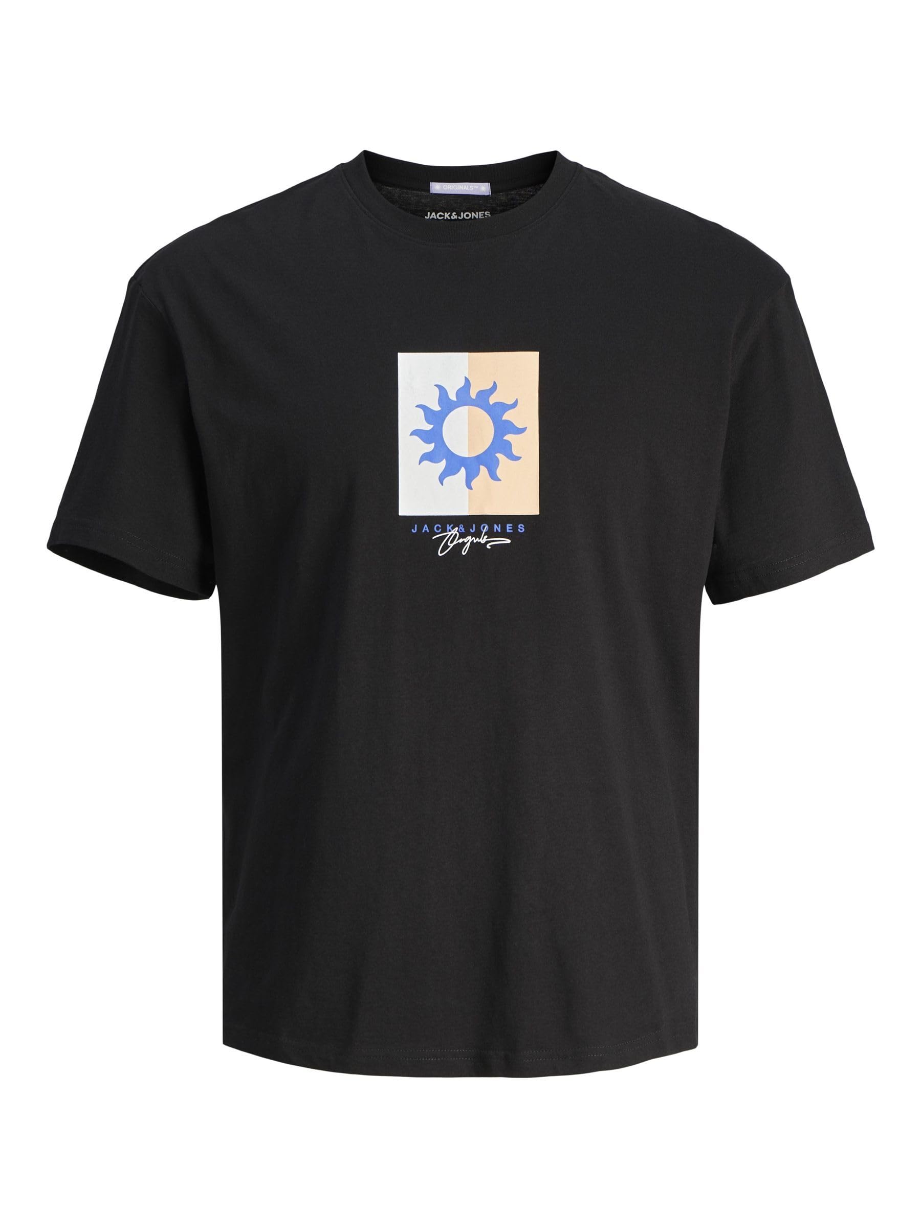 Jack & Jones Jormarbella Branding tee SS Crew N Pls Camiseta para Hombre