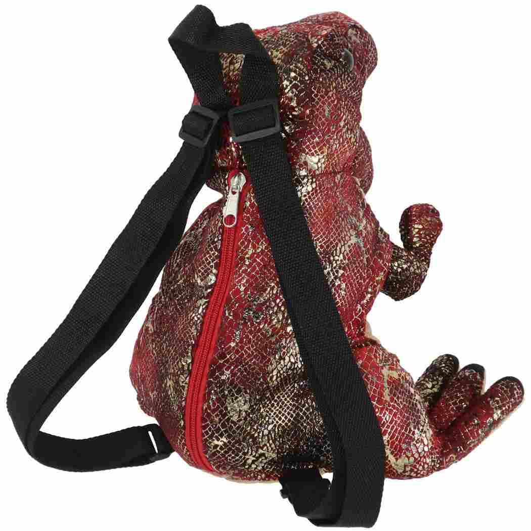 Amazon.co.jp: ユニック 恐竜ぬいぐるみリュック レッドラメ UN