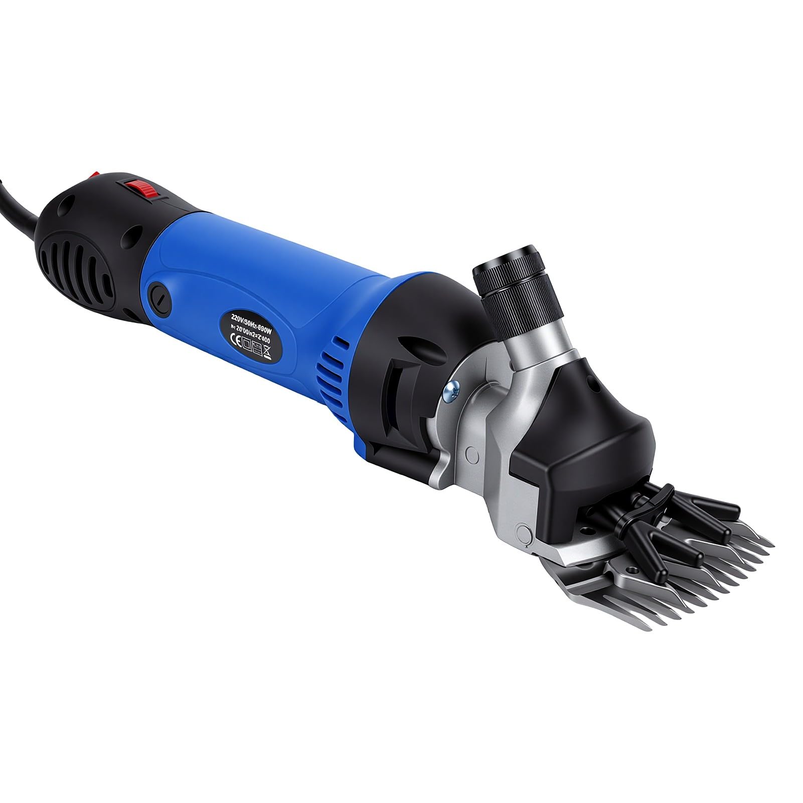 Fockety Forbici elettriche per pecore, 33 x 8 x 9,4 cm, 24000 giri/min (Spina europea)
