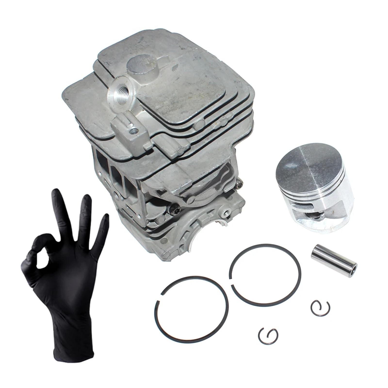 Zestaw tłoka cylindra 42,5 mm Pasuje do piły łańcuchowej Sthil MS231 MS231C PN 1143 020 1203