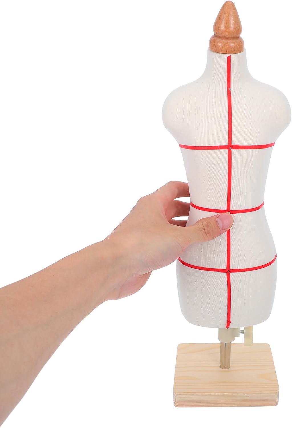 Uonlytech 1/3 Scale Female Dressmaker Mannequin Doll for Sewing with Stand, Fashion Doll Dress Form Manikin for Tailoring and Clothing Design, Sewing Tool for Beginners and Professionals
