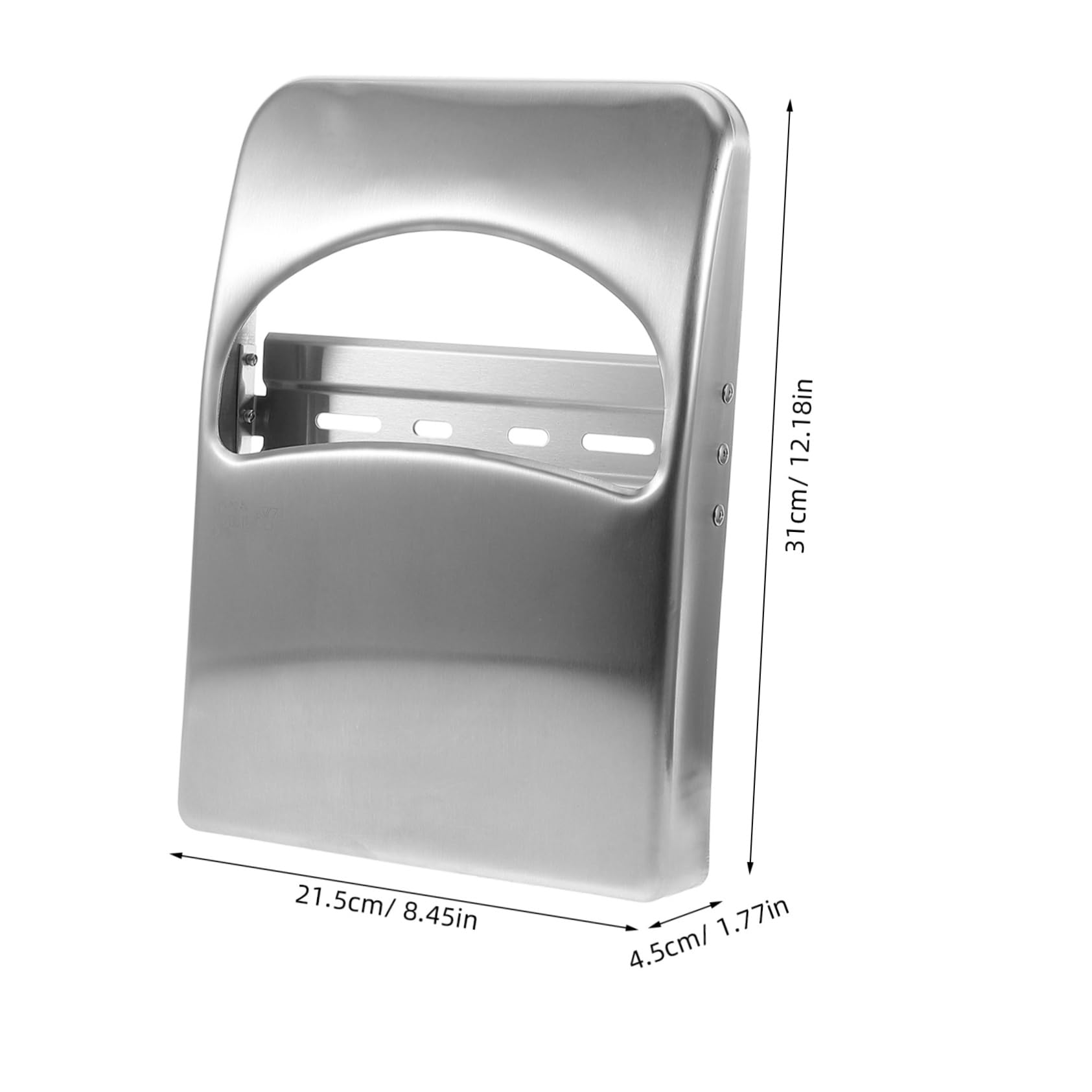 Dispenser Copriwater Acciaio Inossidabile Per Bagni Commerciali Supporto Per Coprisedile Per Uffici e Ristoranti Design Funzionale e Capacità Generosa Per Ambienti Ad Traffico