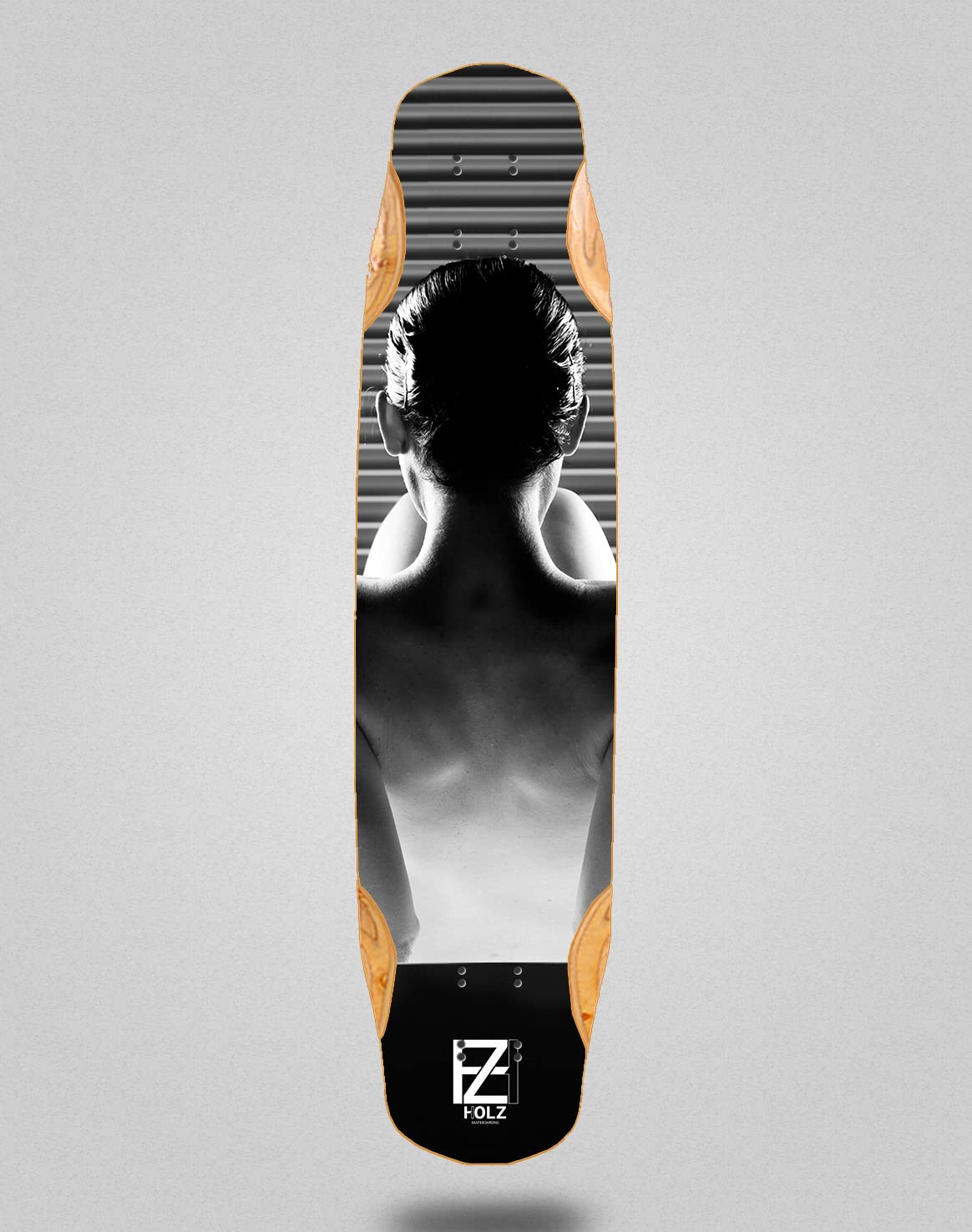 Holz Skate Longboard Deck Mix Bamboo 38 x 8,45 LERO Phy Mireia