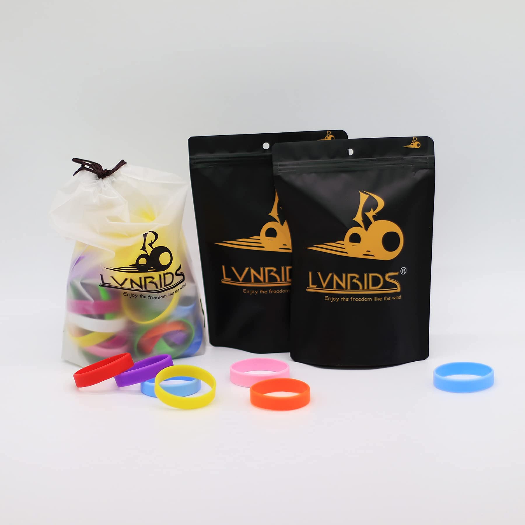 Pulseras de silicona 100 pcs, pulsera elástica de goma para fiestas deportivas por Hombre mujer niños niñas