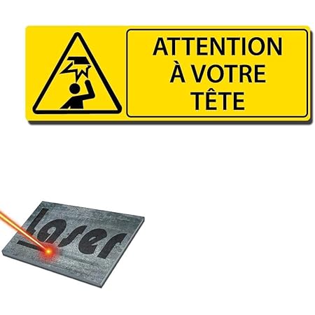 Plaque Gravée Autocollante30x10 cm 