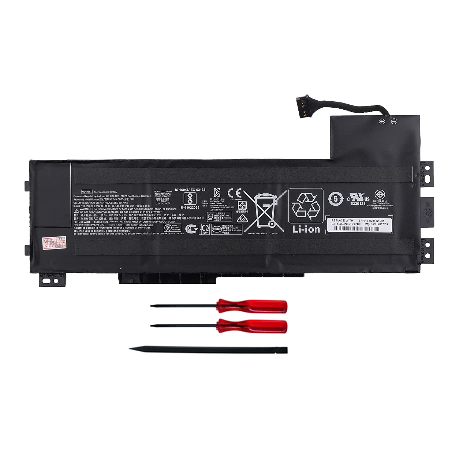 VV09XL HSTNN-DB7D Ersatz Laptop Akku Kompatibel Für HP ZBook 15 G3 G4 17 G3 Mobile Workstation Series HSTNN-DB7D
