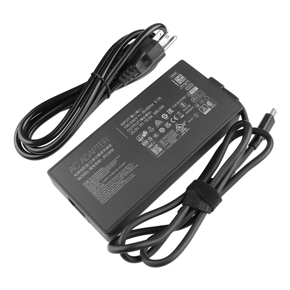 Amazon.com: 20V 19A 380W Rectangle Connctor Charger Compatible