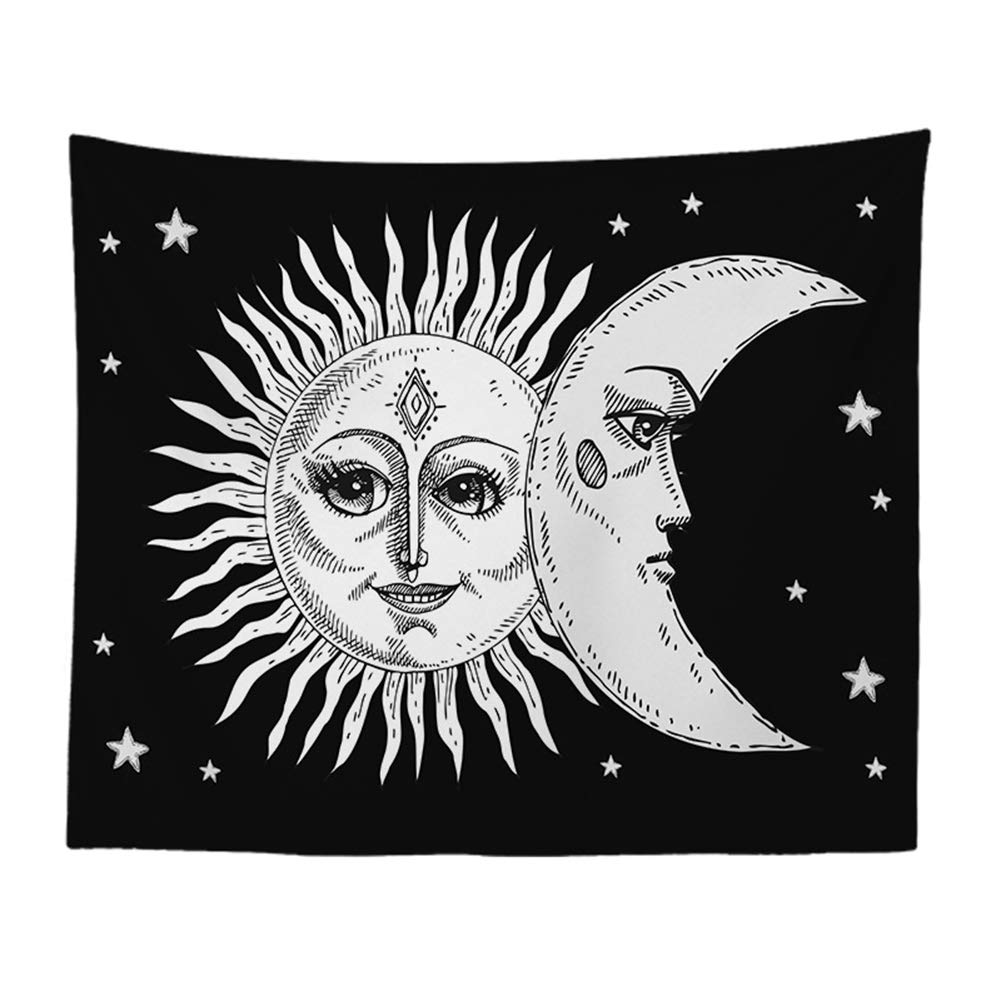 Tenture murale pour cacher un mur blanc tapis de pique nique mandala hippie