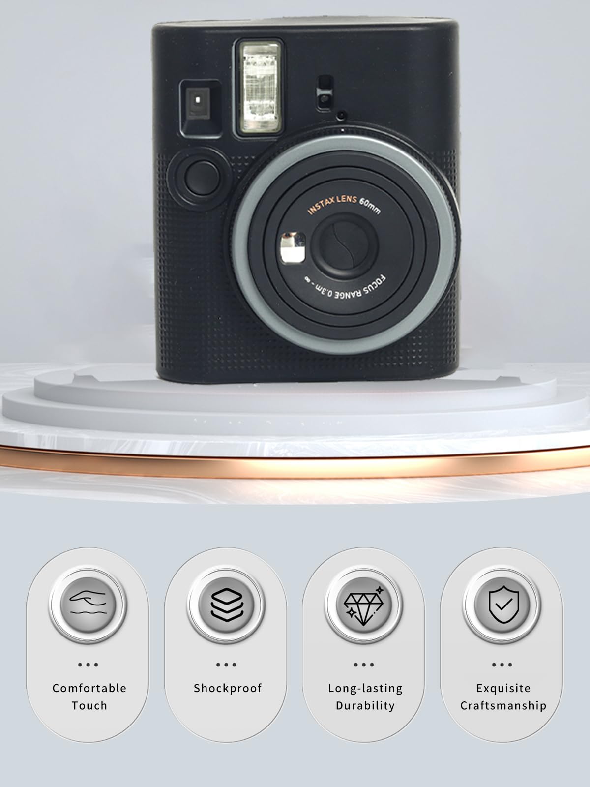 Custodia Fuji Instax Mini 41 - Pelle PU Con Cornici Magnetiche
