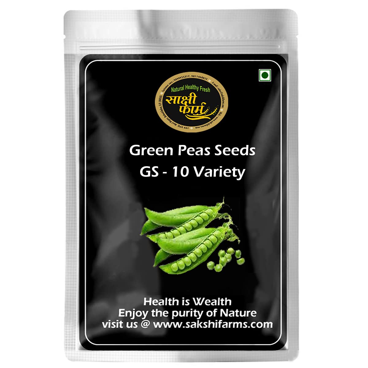 Sakshi Farms | Green Peas Seeds GS - 10 Variety | Hybrid Seeds - Peas Seeds Small Spherical Seeds for Sowing, Farming & Agriculture Gardening (Kheti खेती) | GS - 10 Variety | 400Gms (B0979J3Z2W) Amazon Price History, Amazon Price Tracker