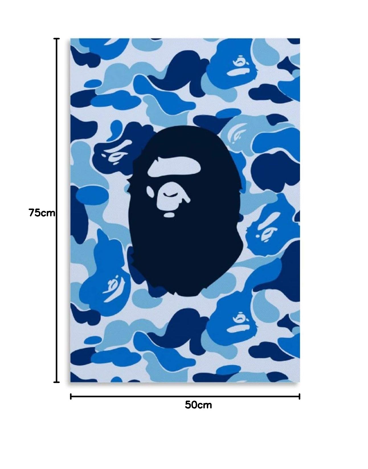 SDFF Bape Camo Monkey Hypebeast HD4 Canvas Art Poster and Wall Art