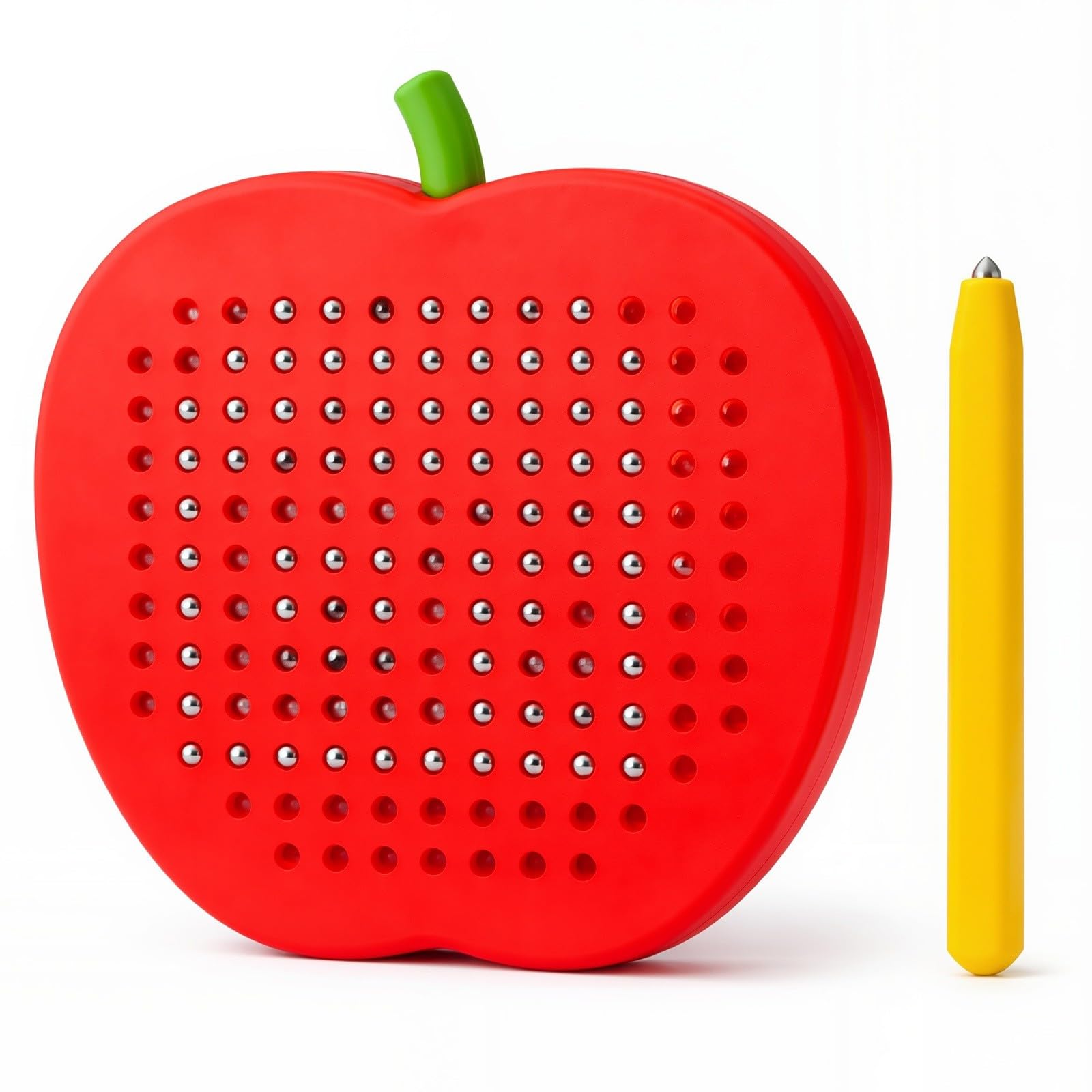 Mini Magnetische Zeichentafel,Zaubertafel,Pädagogisches Zeichentablett,Magnet Spiel mit Kugeln und magnetischem Stift für Kinder Schul Familie