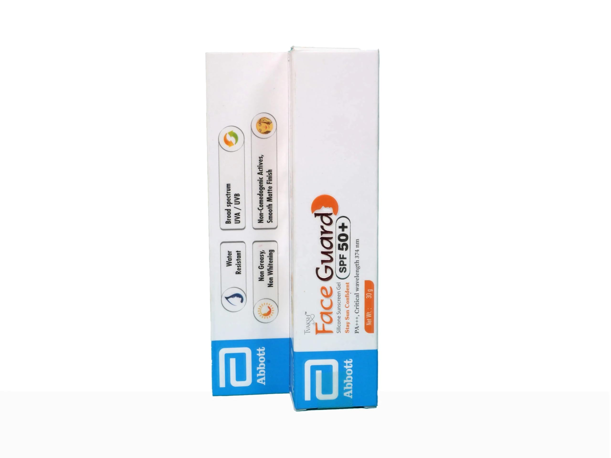 TV-Aksh Gel de protection solaire en silicone SPF 50+, 30 g