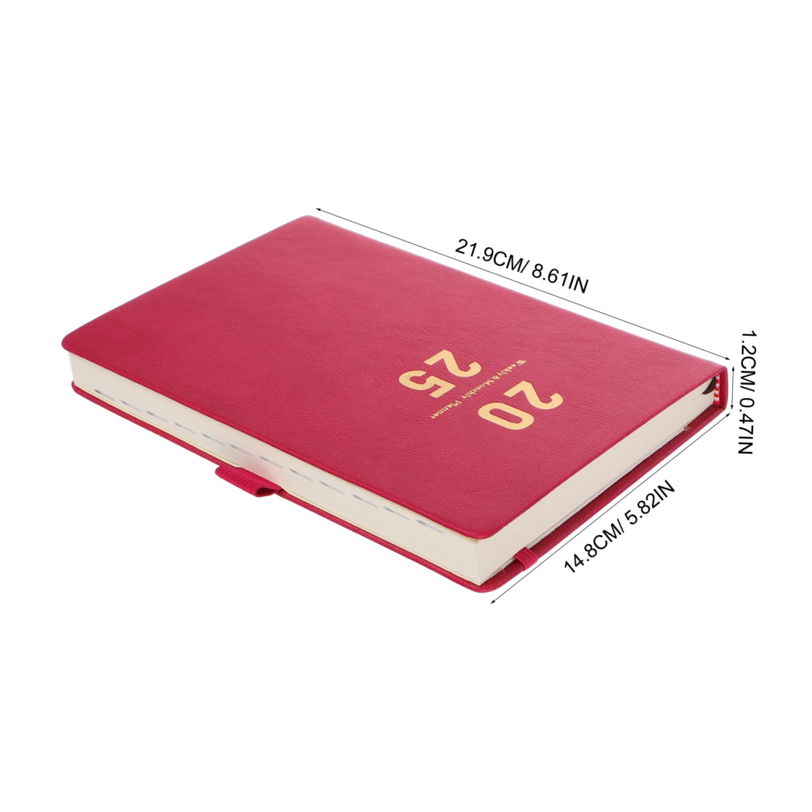 SHINEOFI 2025 Studentenplaner Tages- Und Stundenlayouts Tagebuch Notizbuch Und Monatsplaner