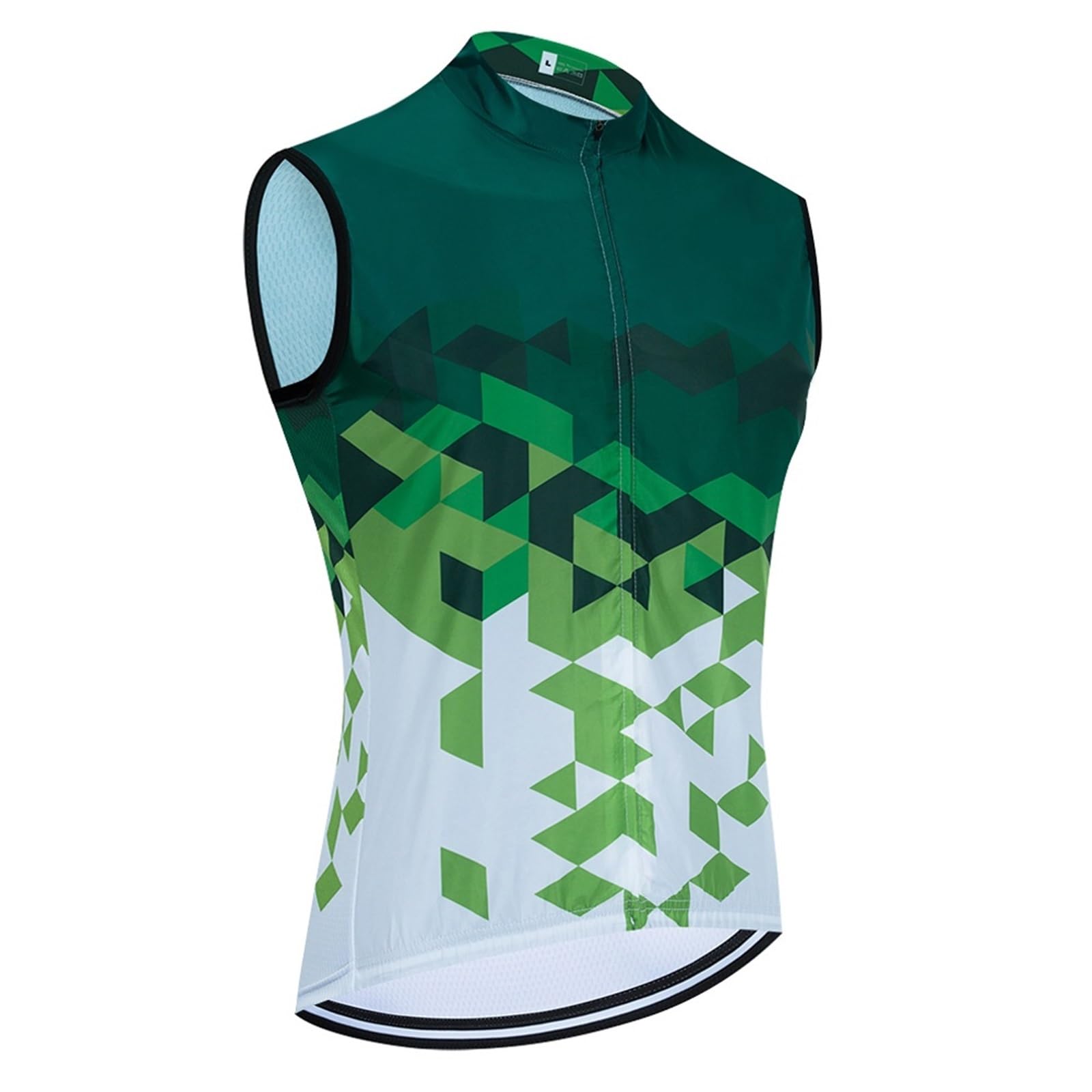 Chaleco Ciclismo Maillot de ciclismo equipo, chaleco secado rápido, cortavientos for hombre, maillot sin mangas verano