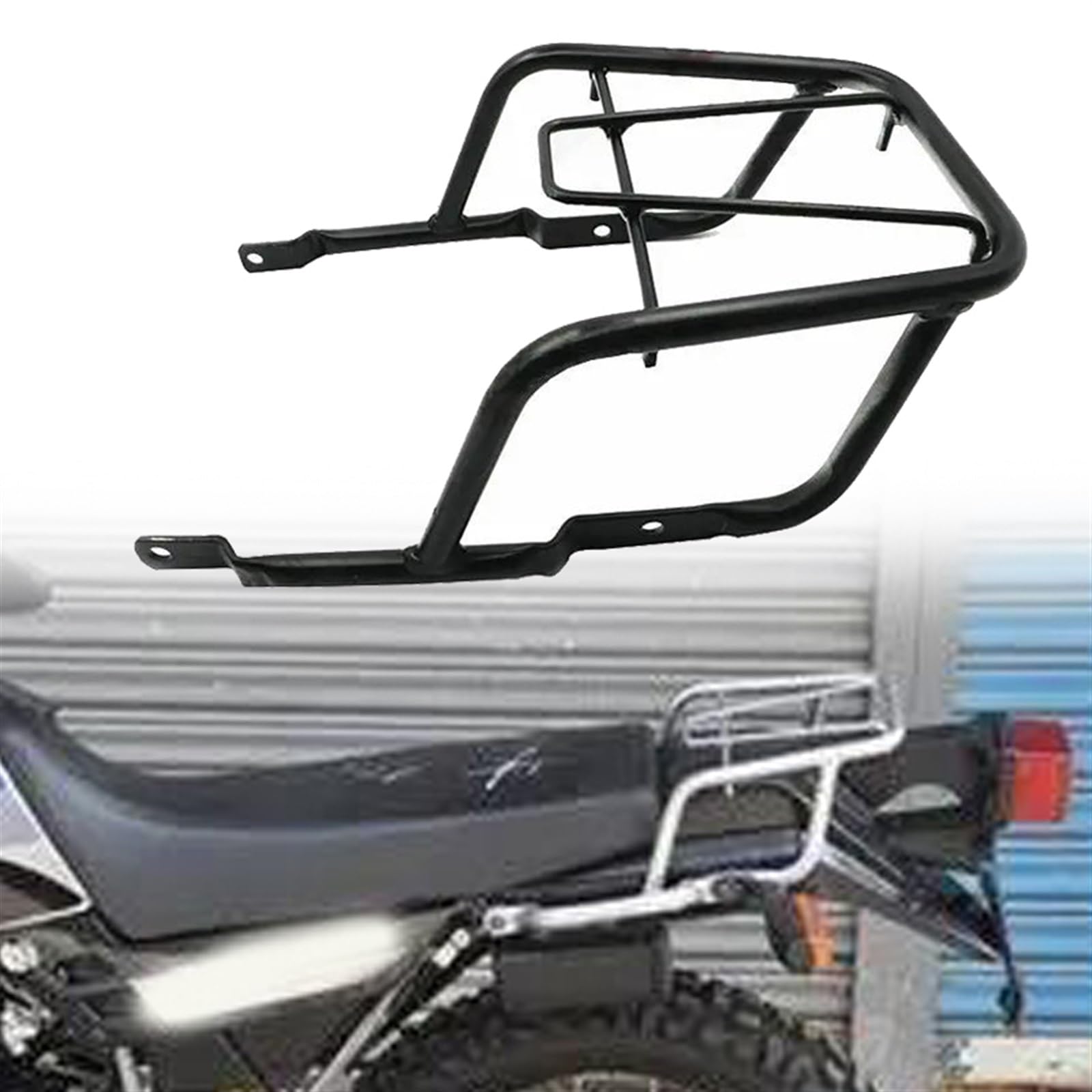 Porte-bagages arrière Yamaha XT225 : fini le sac trop lourd