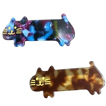 おめかし猫ちゃん♡ベビーヘアクリップ　ハンドメイド商品 おめかし猫ちゃん♡ベビーヘアクリップ ハンドメイド商品 ベビー