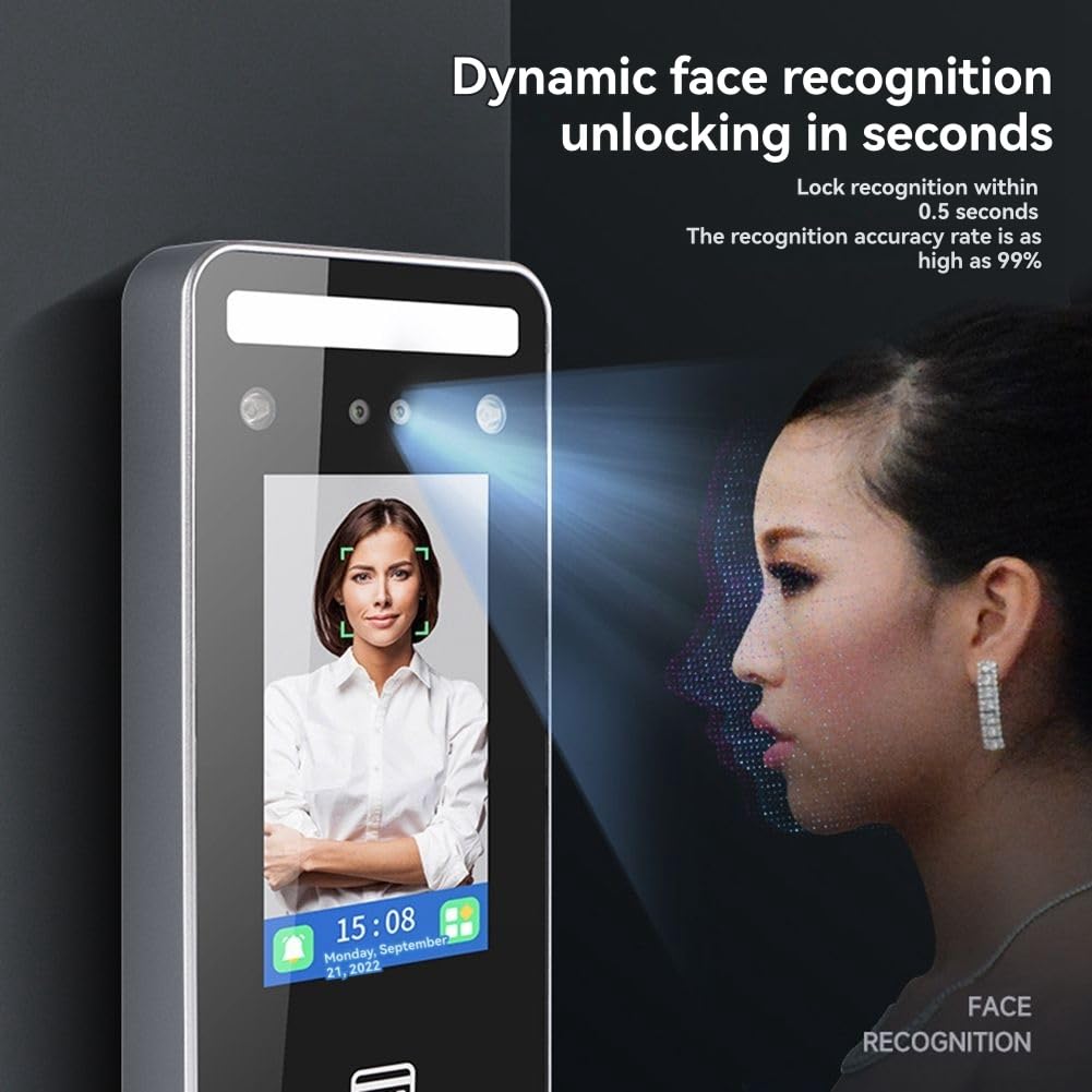 Wandmontage Dynamic Gesichtserkennungsbesuch und Zugangskontrollmaschine 2000 Gesicht für Sicherheitsschutz S1000