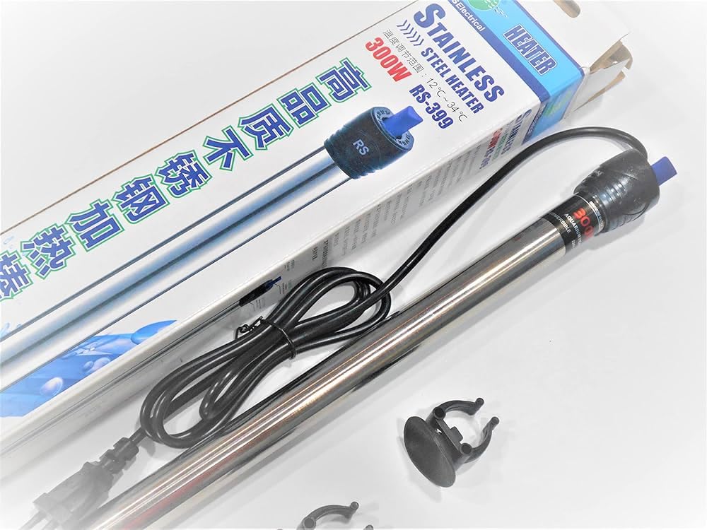 Maalavya Stainless Steel Heater Auto On/Off | Break Proof | Thermostat 4 to 6 ft Tank Submersible Aquarium Immersion Steel Heater (300W) (B0CTFKZLJ8) Amazon Price History, Amazon Price Tracker