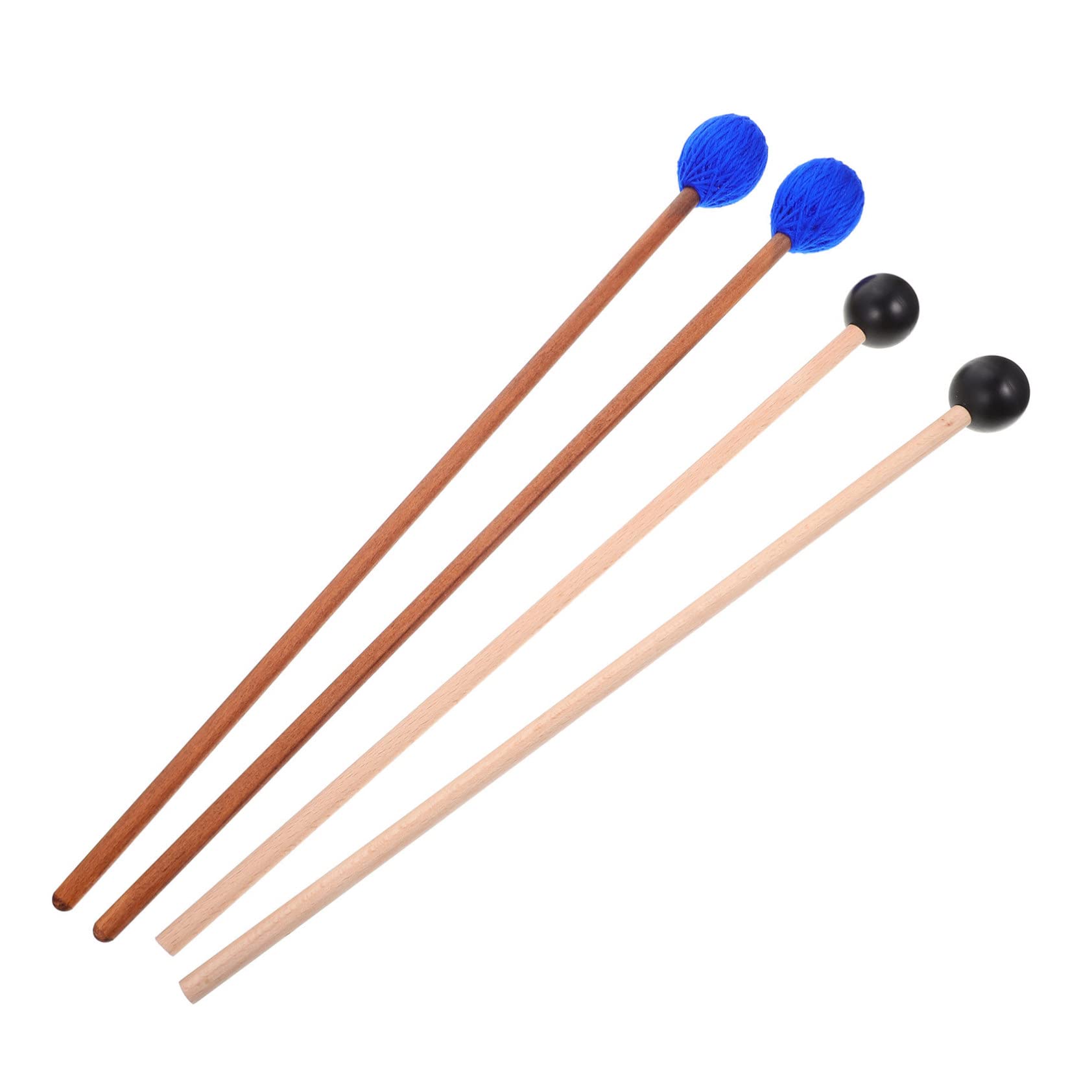 TOYANDONA Martillos de Marimba para Mazos de Xilófono Mazos de Percusión Bolsa de Almacenamiento Martillos de Marimba Simples para Instrumentos de Percusión