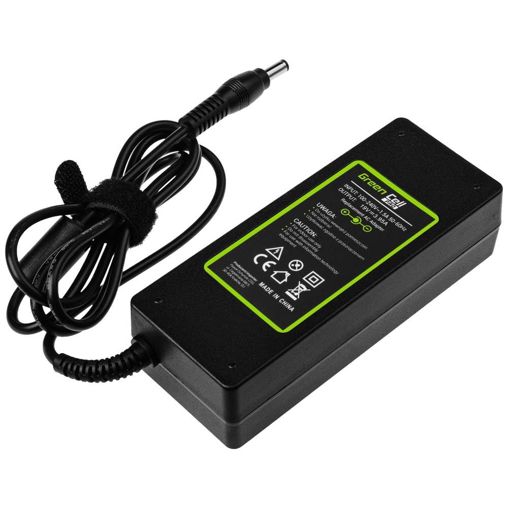 GC PRO Power Supply for Toshiba Satellite C55 C660 C850 C855 C870 L650 L650D L655 L750 L750D L755 Laptop Charger with Power Cable (19V 3.95A 75W)