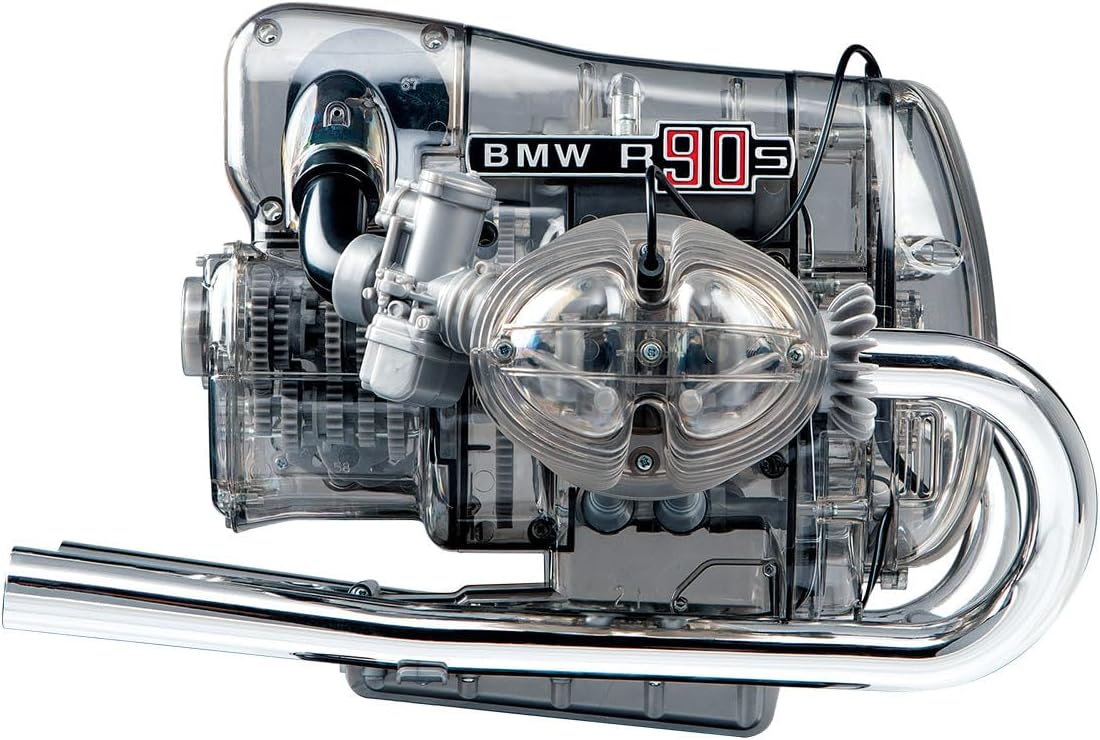 Franzis BMW R/90-S Flat Twin Engine Model Kit with Collector's Manual