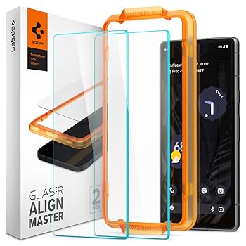 Amazon | Spigen Google Pixel 7a ガラスフィルム ガイド枠付き